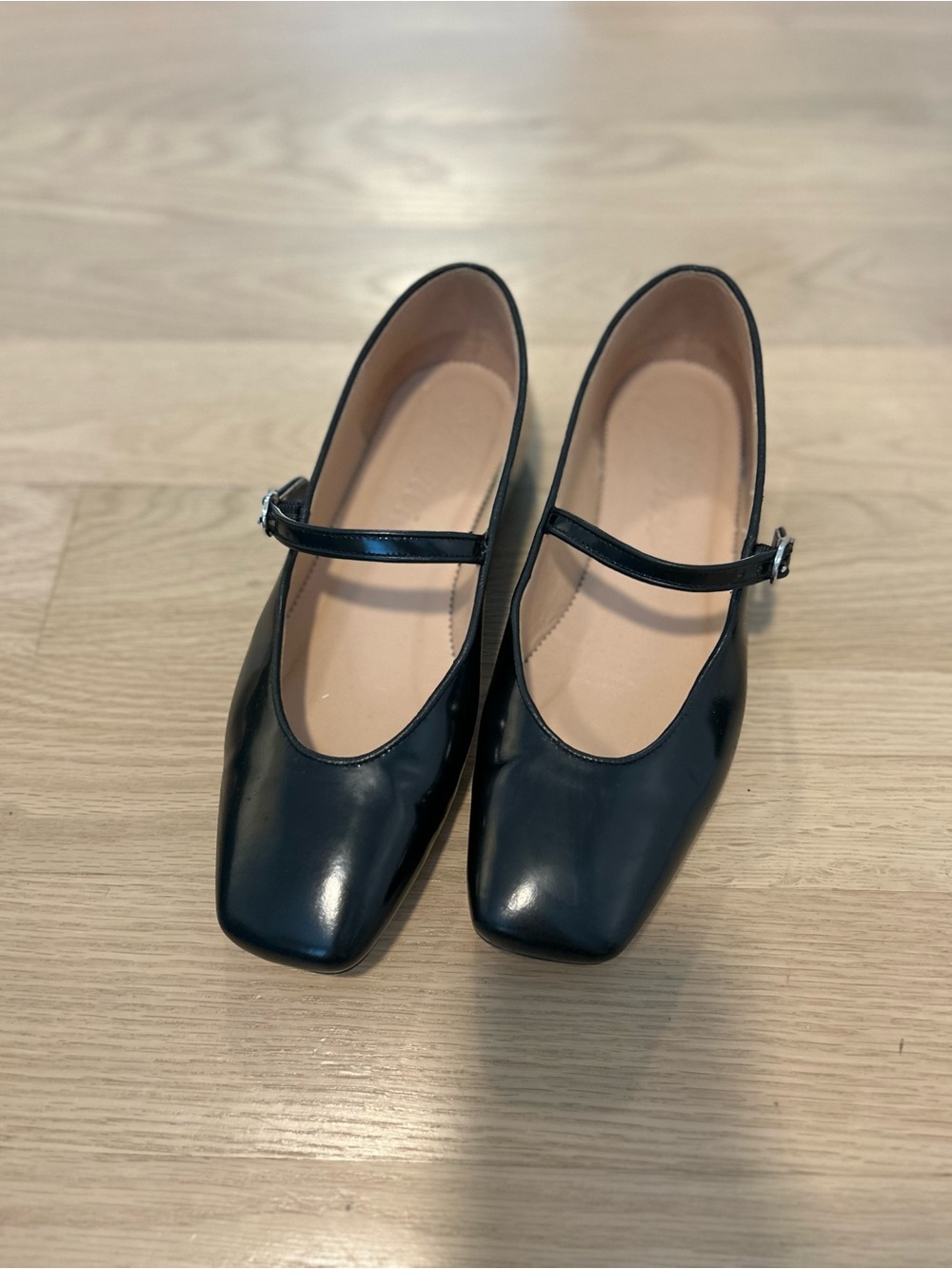 J. Crew Black Patent Anya Mary Jane Flats - Picture 4 of 6